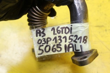 фото thumb №5, Труба трубка шланг egr audi a3 1.6 tdi 03p131521b