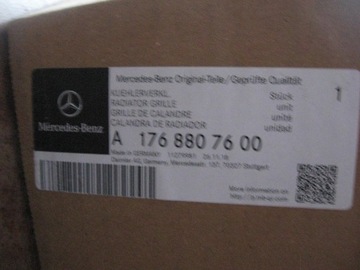 фото thumb №8, Решітка радіатора - diamond - mercedes a klasa w176 - lift amg