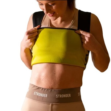 KOSZULKA NEOPRENOWA TERMO SHAPER ODCHUDZAJĄCA DO ĆWICZEŃ 2XL/3XL