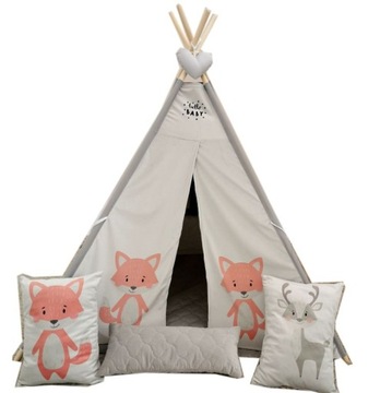 Детская палатка TIPI WIGWAM HOMEK с бархатным ковриком xxl