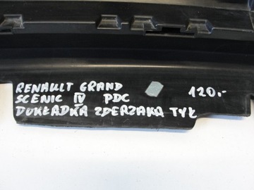 фото thumb №7, Накладка бампера задня renault grand scenic iv pdc