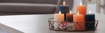 БОЛЬШОЙ НАБОР СВЕЧ, ДЕКОРАТИВНЫХ, ДЕКОРАТИВНЫХ, ТОЛСТЫЕ, зеленые