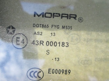 фото thumb №9, Dodge charger 2011-19 скло w двері задня ліва права