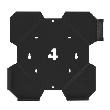 Zestaw uchwytów 4MOUNT do konsoli PS4 Slim Czarny