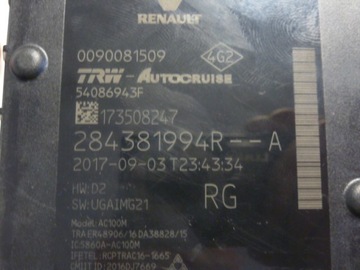 фото thumb №2, Радар disctronic датчик renault talisman kadjar