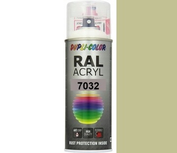 MOTIP RAL ACRYL 7032 ПОЛУМАТОВАЯ АКРИЛОВАЯ КРАСКА DUPLI-COLOR СПРЕЙ 400 МЛ