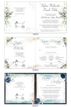 Приглашения на свадьбу в деревенском стиле BOHO FLORAL