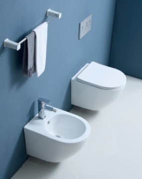 VELDMAN УНИТАЗ VERA БЕЗОБРАМНЫЙ + БИДЕ + СИДЕНЬЕ PREMIUM SLIM