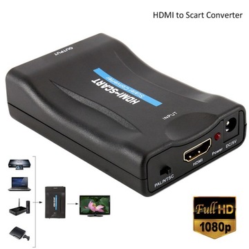 КОНВЕРТЕР ЗВУКА-ИЗОБРАЖЕНИЯ HDMI – АДАПТЕР EURO SCART