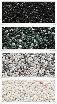 Kruszywo marmurowe kamienny dywan Verde Alpi 4-8mm 25kg