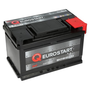 фото thumb №1, Аккумулятор eurostart 12v 75ah 700a en p+