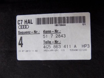 фото thumb №6, 4g5863411a покриття  полка багажника audi a6 c7 sedan