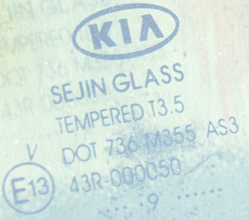 фото thumb №2, Скло кузовна ліва зад задня kia ceed 3d 06-12
