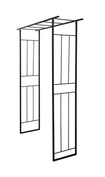 Pergola metalowa ogrodowa, łuk różany, pnącza szerokość 120cm P7