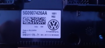 фото thumb №5, Панель кондиционера 5g0907426aa vw golf vii 2016r