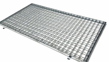 СТИРАТЕЛЬ, РЕШЕТКА с рамкой 50х100см, оцинкованная