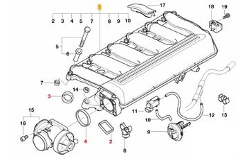 BMW ZAŚLEPKI ZAŚLEPKA KOLEKTORA SSĄCEGO 22 MM X 6