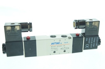 ЭЛЕКТРОМАГНИТНЫЙ КЛАПАН AIRTAC 4V230-08 BG 5/3 - 1/4- 24 В постоянного тока