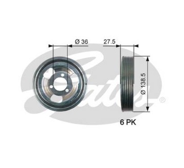 фото thumb №1, Gates колесо пасове вала колінчастий вал citroen - c3 - 1.4 16v