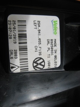 фото thumb №3, Лампа drl led противотуманная фара vw t-roc