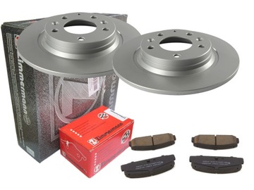 фото thumb №1, Гальмівні диски + гальмівні колодки zimmermann задня mazda 6 gg gy gh