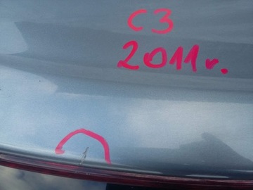 фото thumb №5, Citroen c3 ii крышка багажника задняя задняя 2011