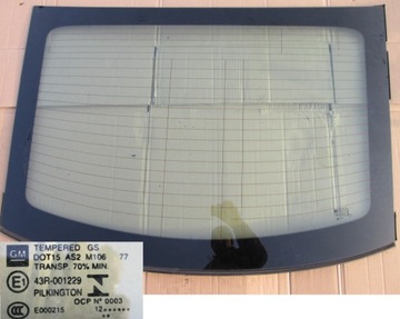 фото thumb №1, Chevrolet camaro запчасти 2012 стекло задняя задняя