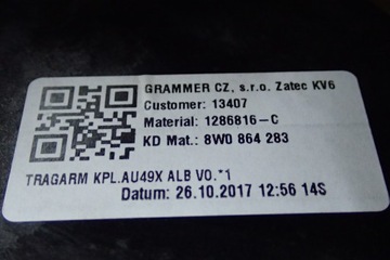 фото thumb №9, Audi a5 coupe 8w подлокотник туннель 8w0864283