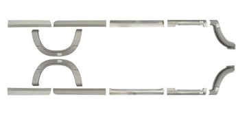 фото thumb №1, Sprinter vw lt 95-06 max порог ремкомплект подкрылок оцинковка kpl