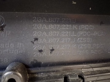 фото thumb №9, Volkswagen оригинальный номер 2ga807221j бампер bez отверстий pdc