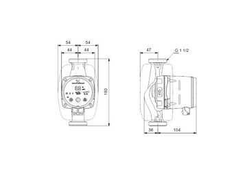 Циркуляционный насос Grundfos Alpha2 25-60 180 99411175
