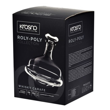 Графин-качалка для виски Roly-Poly KROSNO 750мл