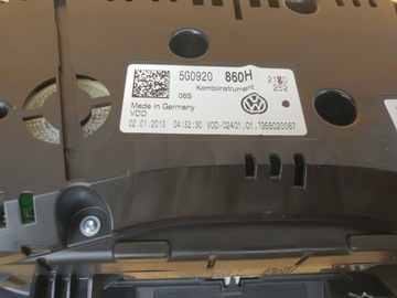 фото thumb №7, Vw golf vii счетчик приборы europa 5g0920860h