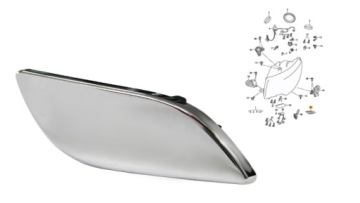 фото thumb №2, Заглушка pod ксенон superb ii левая 3t0955109a хром