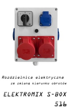 ROZDZIELNICA NATYNKOWA 1x16/32A 5P 400V/3x16A 230V