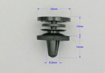 НАКЛАДКА НА ОБИВКУ ДВЕРНОЙ СТОЙКИ VW FOX POLO 5X086729
