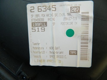 фото thumb №5, Обивка боковина fiat punto evo 5d правые задний