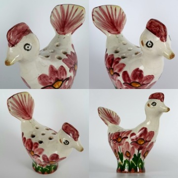АНТИКВАРИАТ ! СТАРИННАЯ ИКЕБАНА / ФИГУРКА КУРИЦЫ