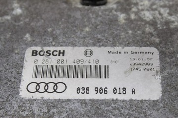 фото thumb №5, Блок управления двигателя audi a3 8l 1.9 tdi 038906018a