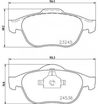 фото thumb №4, Тормозные колодки перед renault grand espace espace 4 iv 02-.