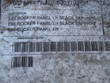 фото thumb №4, Накладка молдинг правая na порог bmw z4 e85 e86 black