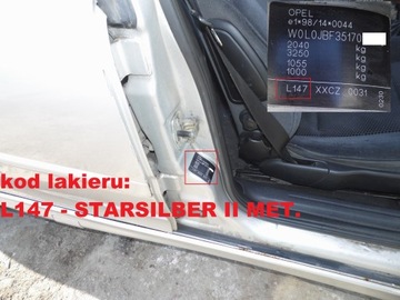 фото thumb №6, Планка дверна ліва зад opel vectra b fl l147