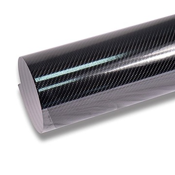 ФОЛЬГА CARBON 4D ЧЕРНАЯ КАРБОНОВАЯ ШПОН 152 x 50 см