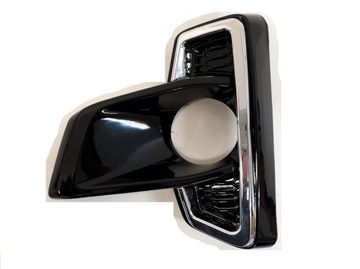 фото thumb №1, Ліва решітка протитуманної фари хром toyota hilux 2018 2019