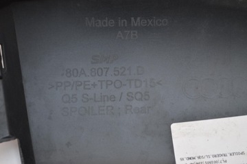 фото thumb №6, Бампер зад задний audi q5 80a s-line диффузор