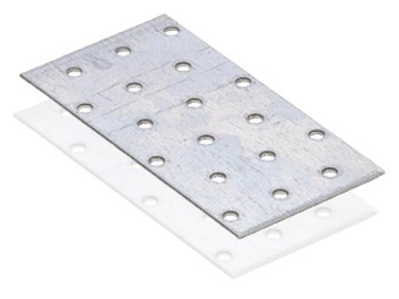 PP29 ПЕРФОРИРОВАННАЯ СОЕДИНИТЕЛЬНАЯ ПЛИТА, ПЛОСКАЯ 60x120 10шт.