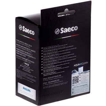 КАРТРИДЖ ФИЛЬТРА SAECO PHILIPS ДЛЯ КОФЕМАШИНЫ AQUACLEAN CA6903 ОРИГИНАЛ x 1 ПК