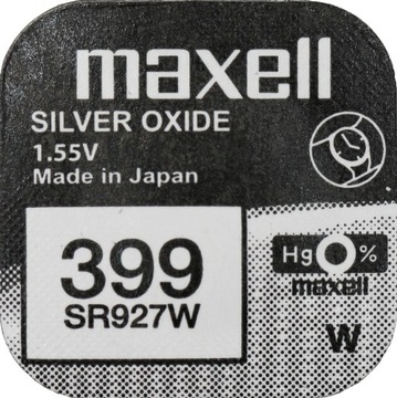 1x BATERIA SREBROWA MAXELL SR 927 W 399 SR57 V543