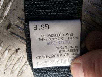 фото thumb №4, Pas безопасности правый левый перед mazda 6 gh kpl