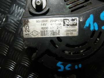 фото thumb №2, Генератор renault megane scenic ii 1.9dci 8200290217